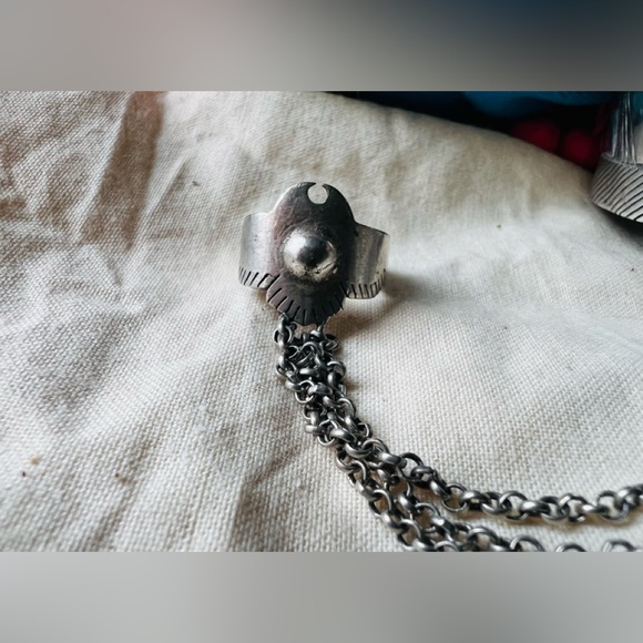 SOLD Spell And The Gypsy Thunderstruck Crystal Cuff in Silver - Picture 7 of 12